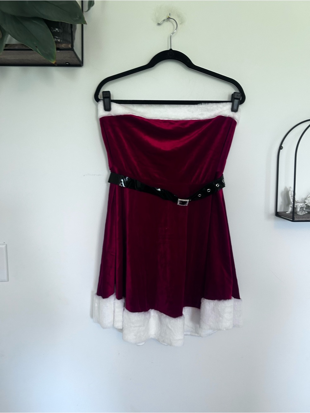 RSLove Strapless Sexy Santa Mini Dress Mrs,Klaus Plus Size XXL